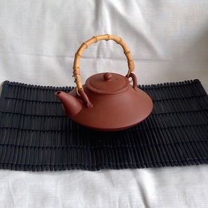 Three Leg Clay Ceramic Tea Kettle